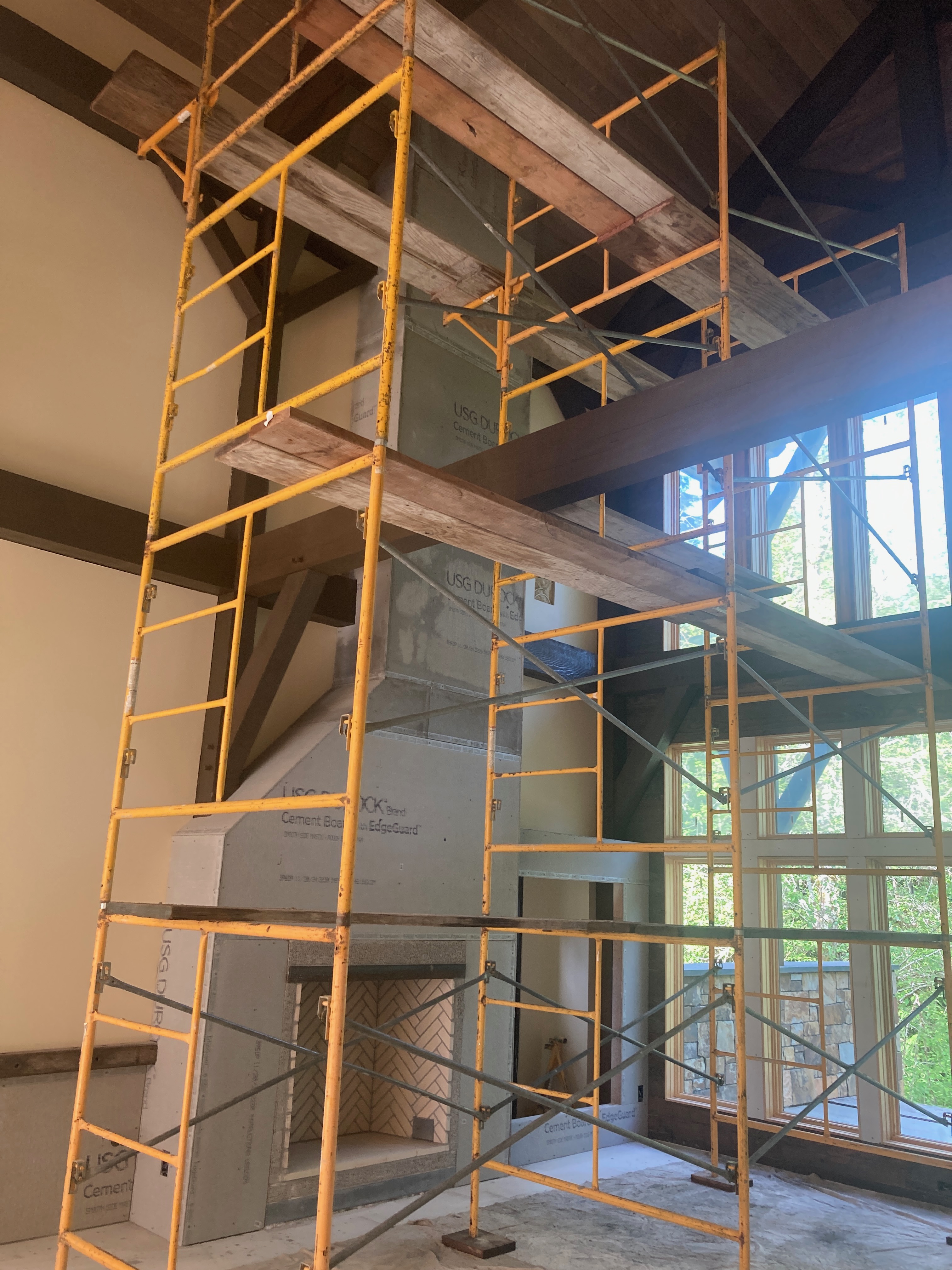 Scott Family Residence — timber frame detail